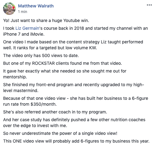 Matt Walrath YouTube Growth